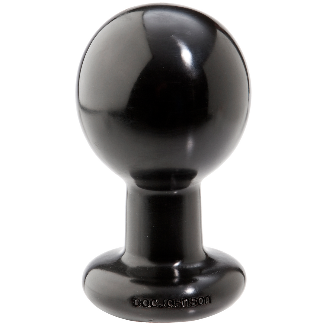 The Classic – Round Butt Plug – Large – Black
