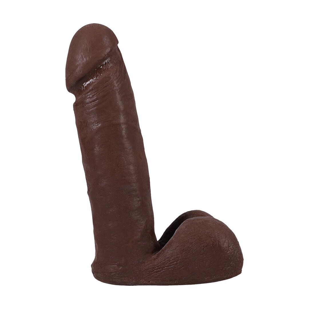 Realistische Cock met Ballen – Verwijderbare VacULock Zuignap – ULTRASKYN – 6 / 16,5 cm – Chocolade