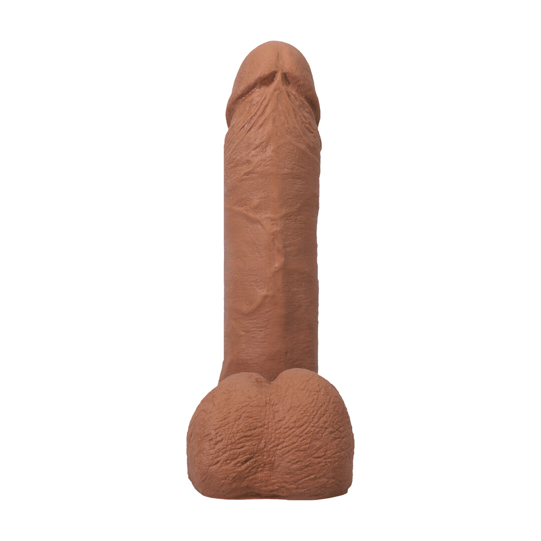 Realistische Cock met Ballen – Verwijderbare Vac-U-Lock Zuignap – ULTRASKYN – 6 / 16,5 cm – Karamel
