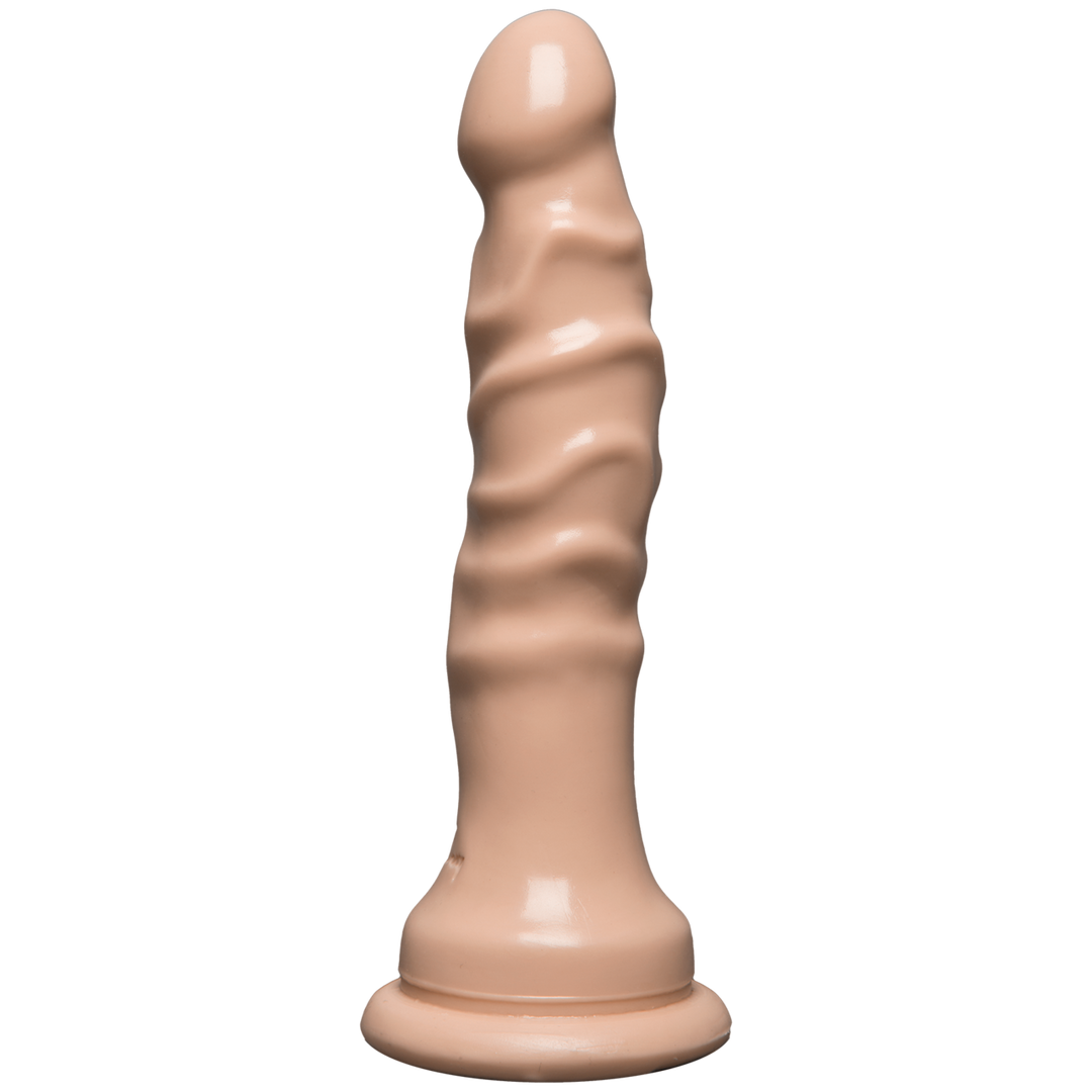 Slimline Dong met Zuignap – 4,5 / 11 cm – Vanille