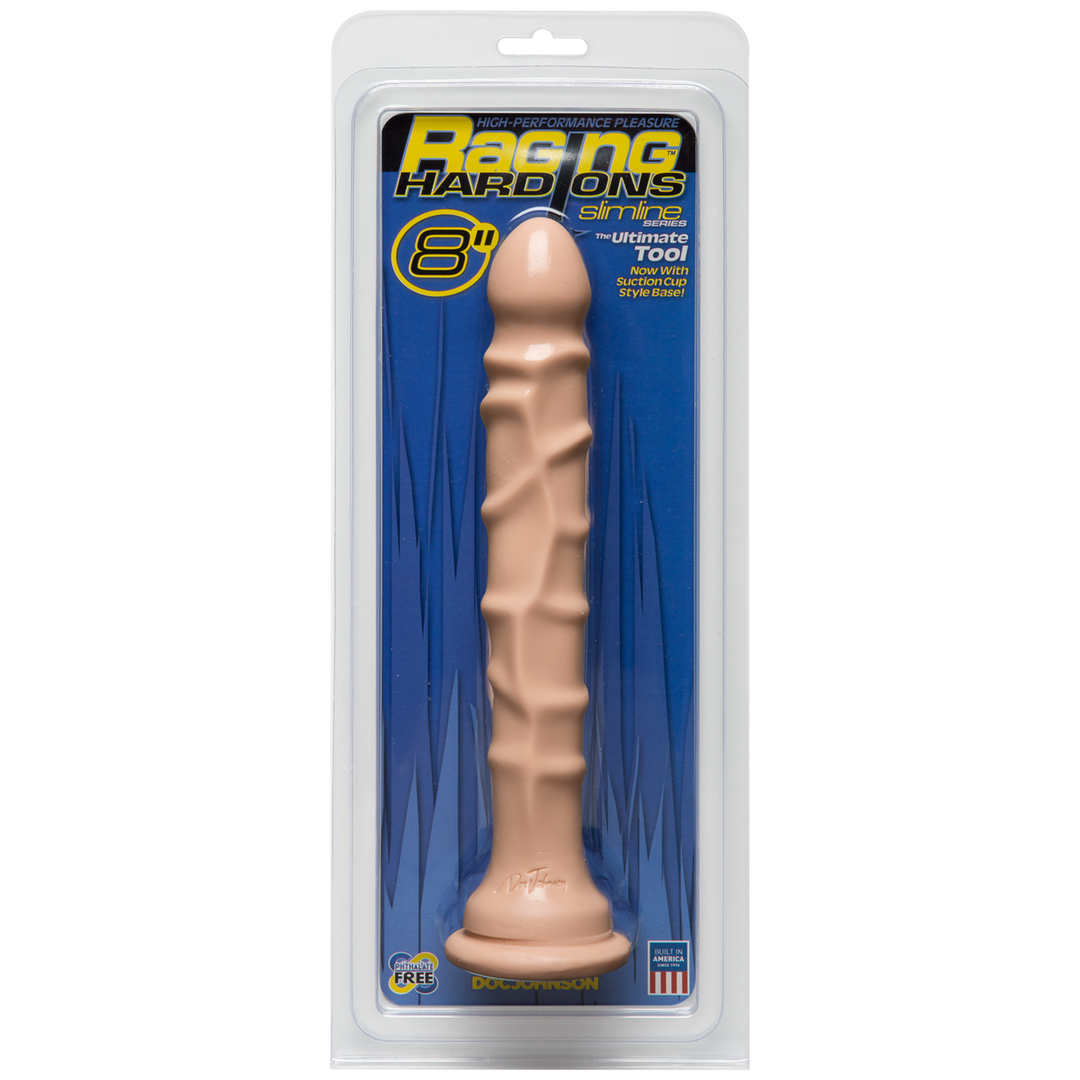 Slimline Dong met Zuignap – 8 / 20 cm – Vanille