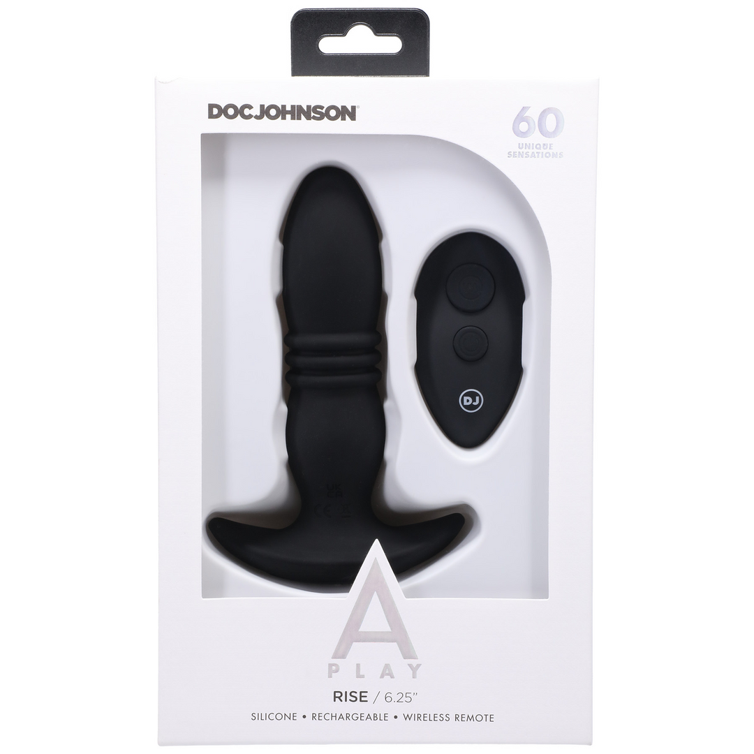 Rise – Siliconen Anale Plug met Afstandsbediening