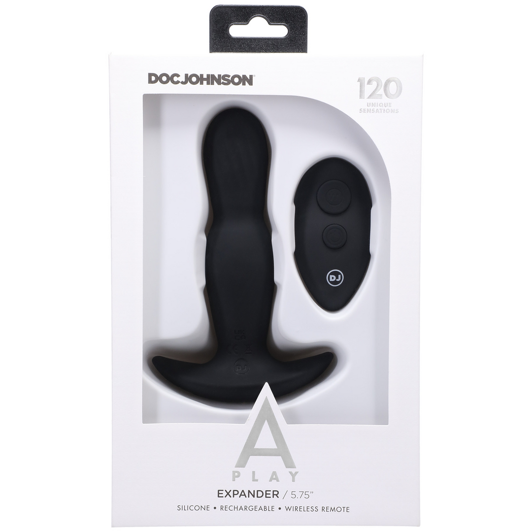 Expander – Siliconen Anale Plug met Afstandsbediening