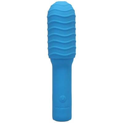 Elite - Mini Vibrator met verwisselbare opzetstuk - 4 / 10 cm Elite - Mini Vibrator met verwisselbare opzetstuk - 4 / 10 cm