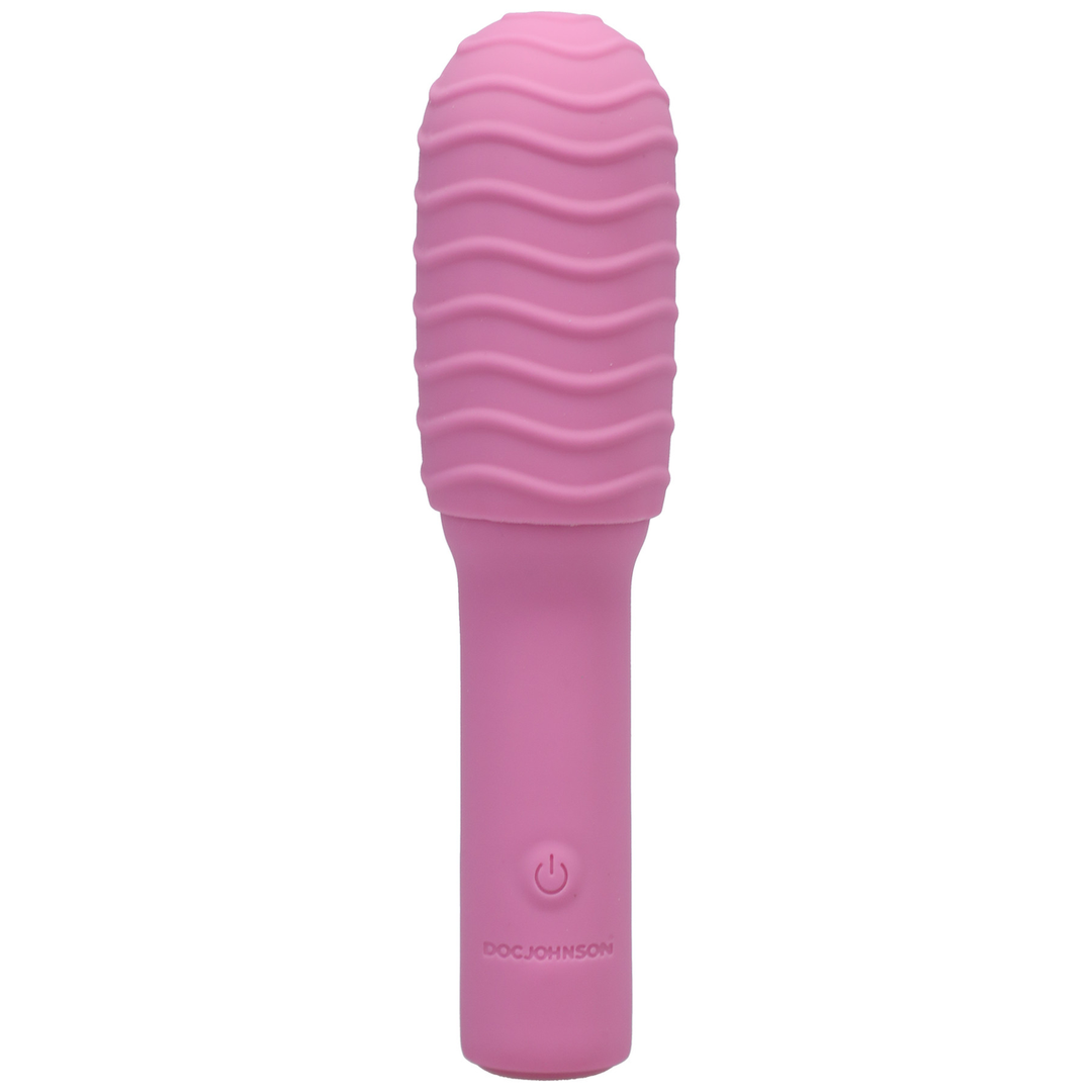Elite – Mini Vibrator met Verwisselbare Bevestiging – 4 / 10 cm