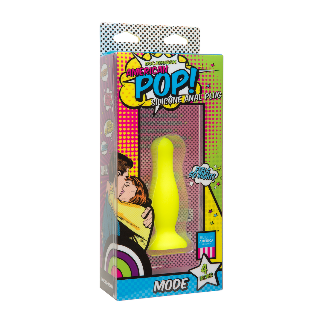 American Pop – Mode – Silicone Anal Plug – 4” / 10 cm