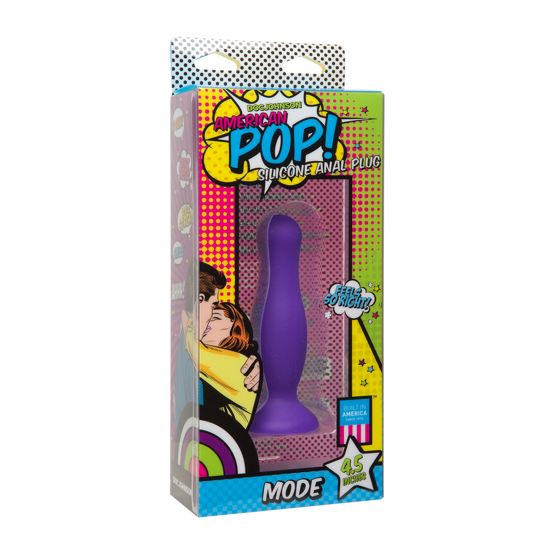 American Pop – Mode – Silicone Anal Plug – 4” / 10 cm
