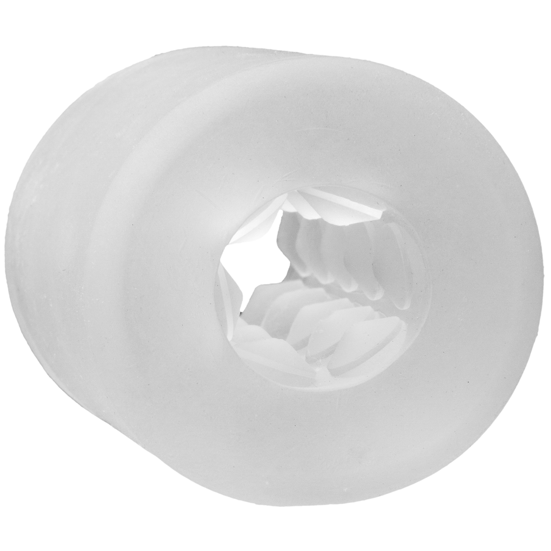 Glow Helping Head – Masturbator Sleeve – Frost / Groen Gloed