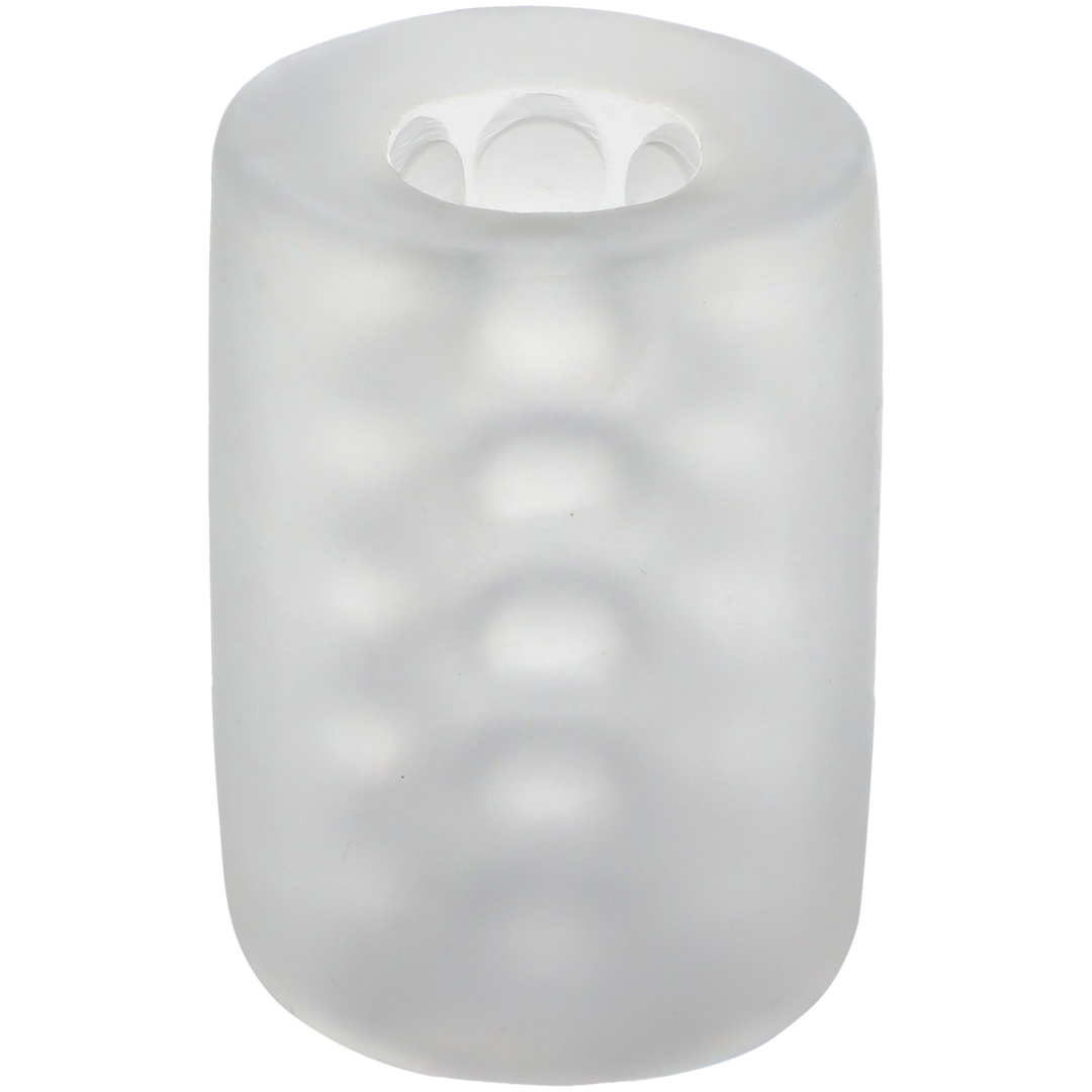 Glow Helping Head – Masturbator Sleeve – Frost / Groen Gloed
