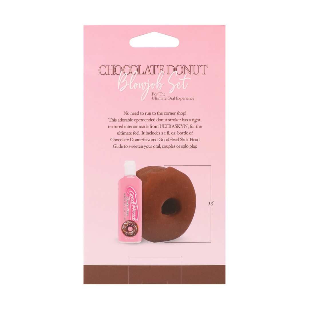 Chocolate Donut Blowjob Set