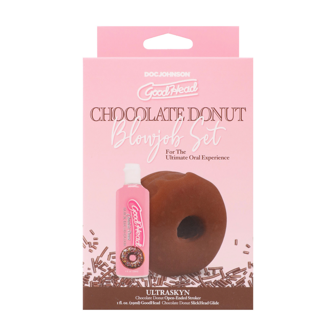 Chocolate Donut Blowjob Set