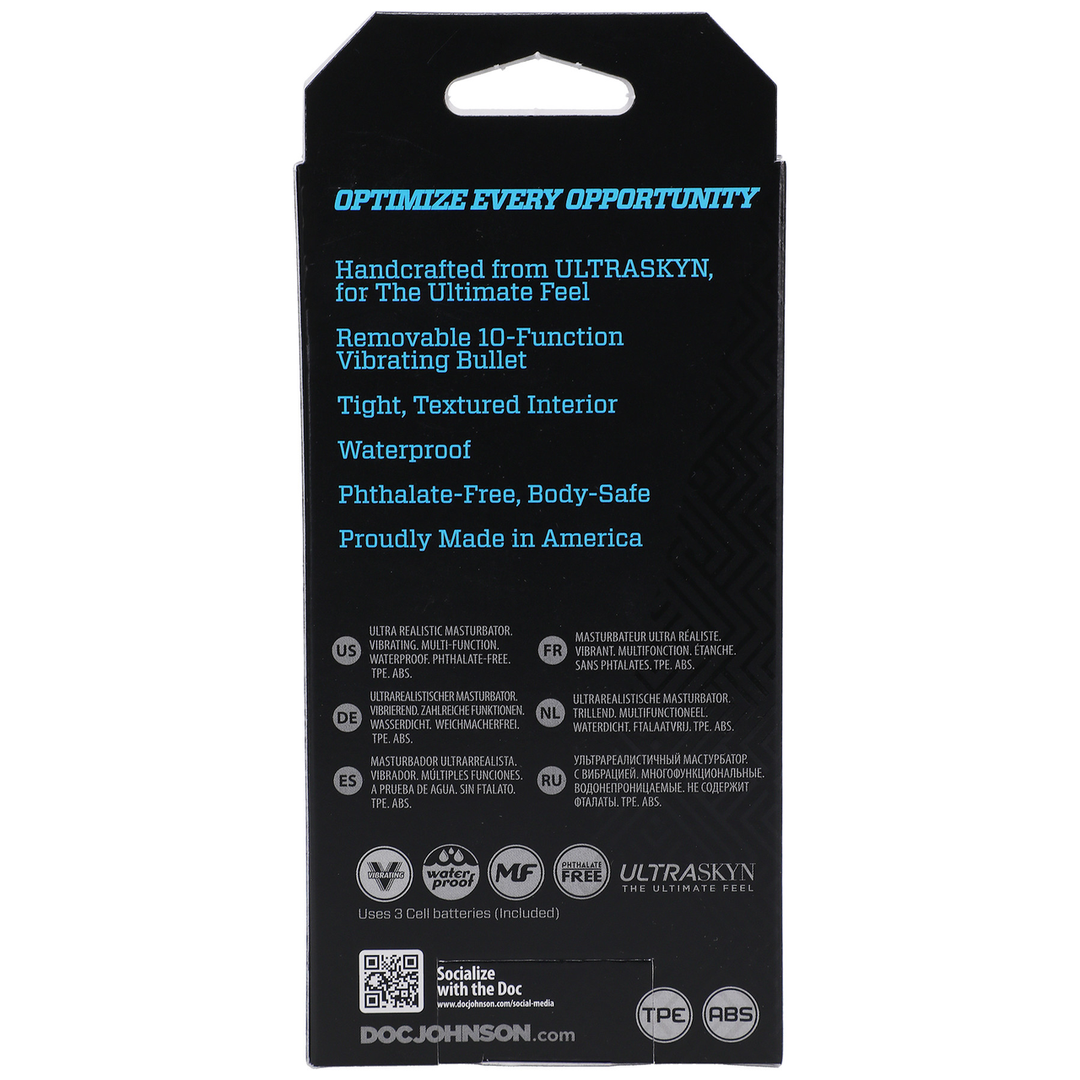 Massage Beads – Vibrerende ULTRASKYN Masturbator