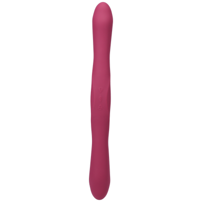 Duet - Dubbel Eind Vibrator met Draadloze Afstandsbediening - Berry