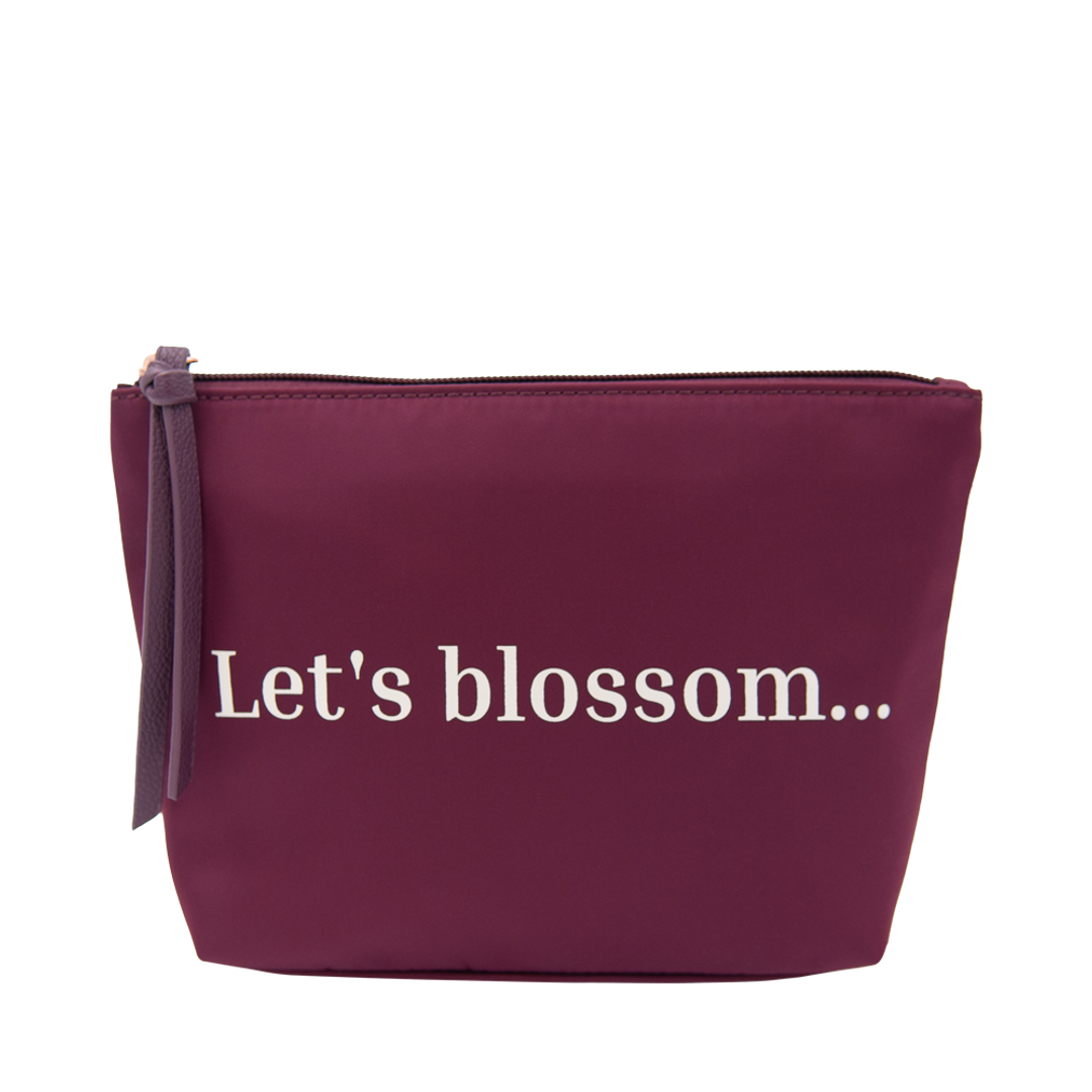 Laten we bloeien – Pouch – Paars