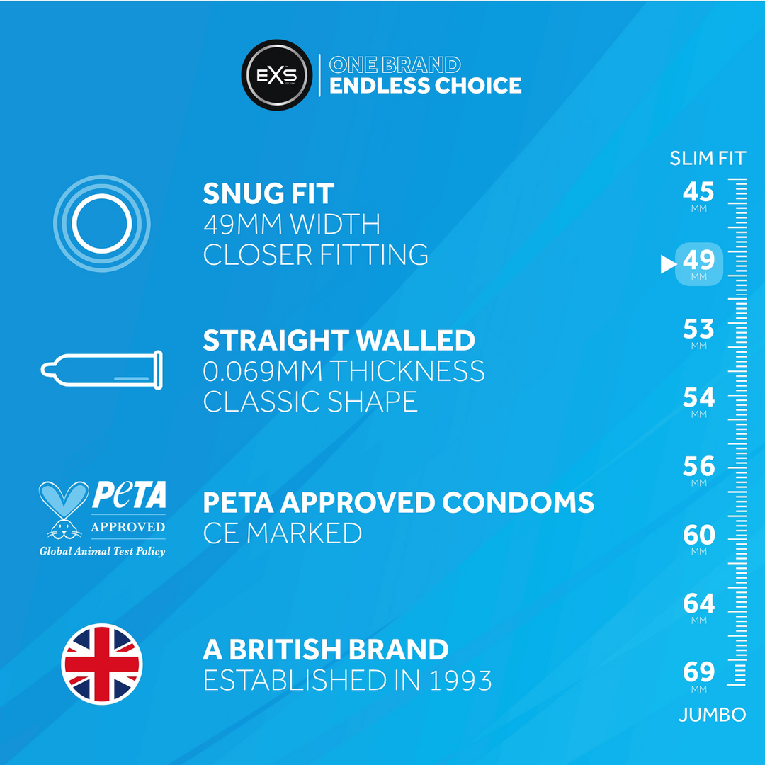 EXS Snug Fit – Condoms – 100 Stuks