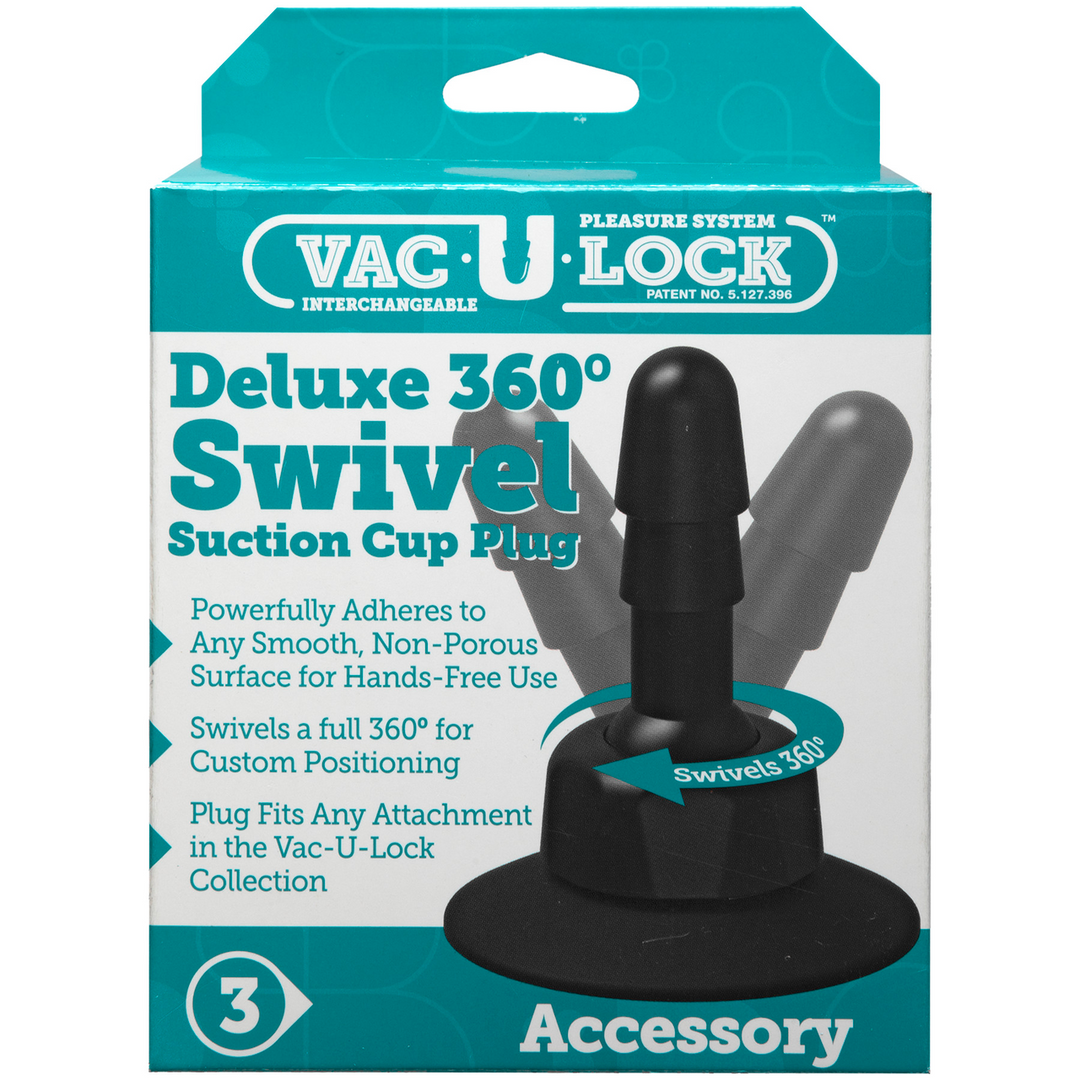 Deluxe 360 Swivel – Butt Plug met Zuignap – 2 Stuks
