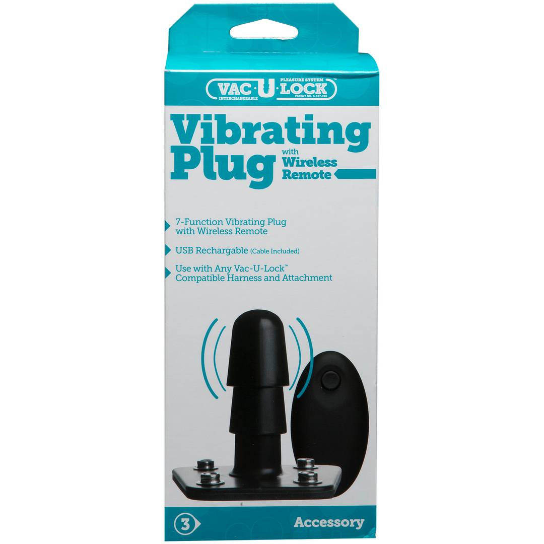 Vibrerende Plug met Draadloze Afstandsbediening