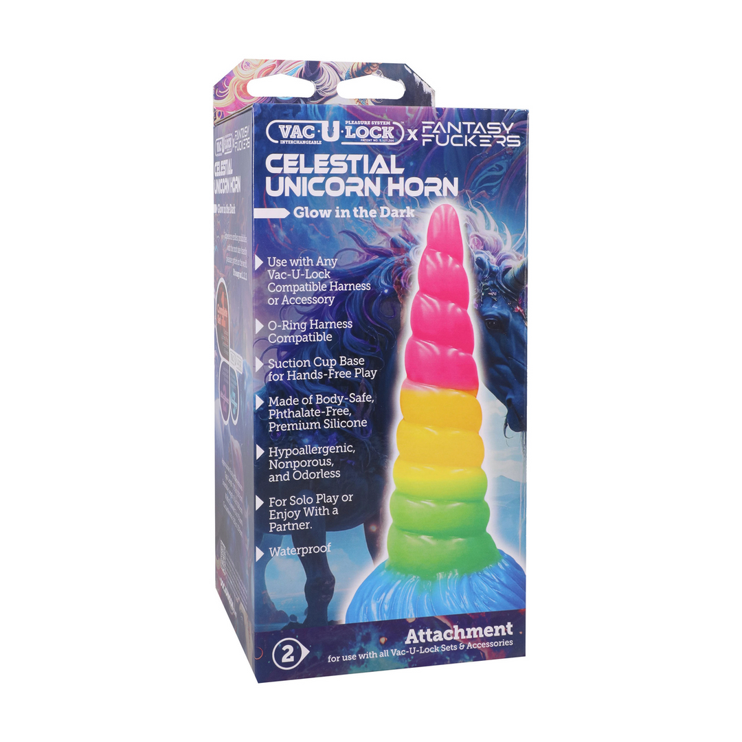 Fantasy Fuckers – Hemelse Eenhoorn Hoorn – Glow in the Dark – Multicolor