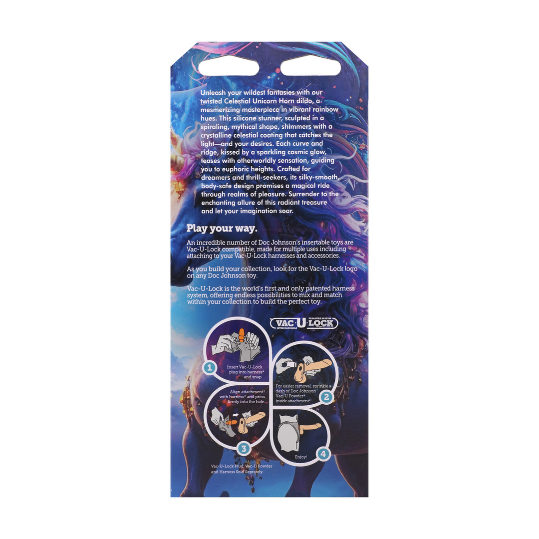 Fantasy Fuckers – Hemelse Eenhoorn Hoorn – Glow in the Dark – Multicolor