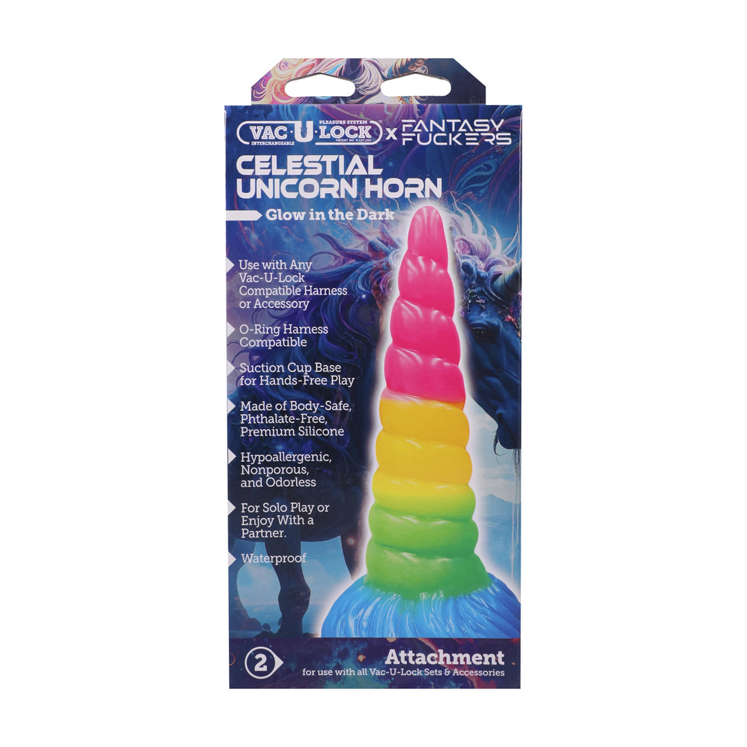 Fantasy Fuckers – Hemelse Eenhoorn Hoorn – Glow in the Dark – Multicolor