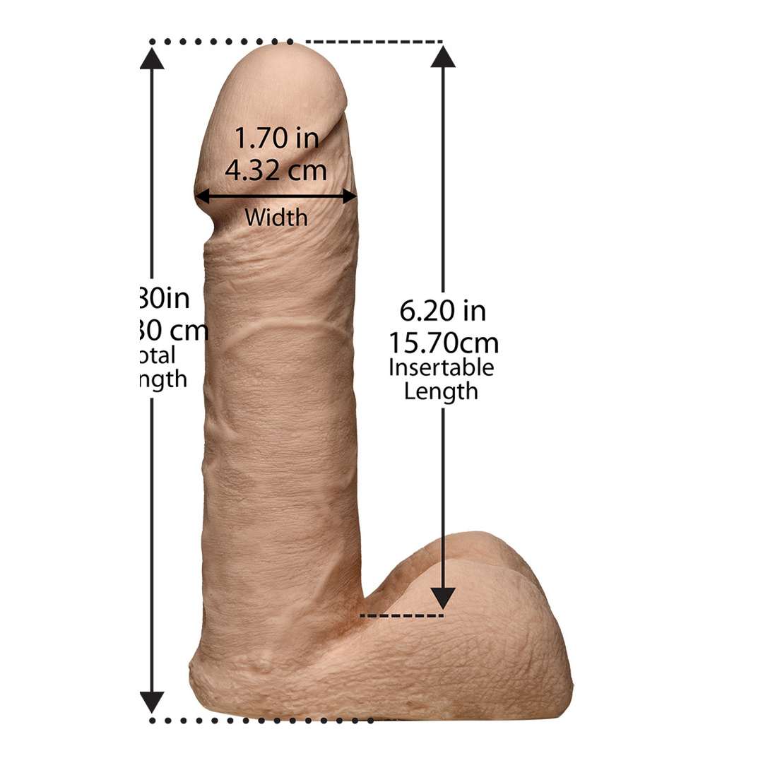 ULTRASKYN Harness en Dildo – 7 / 18 cm