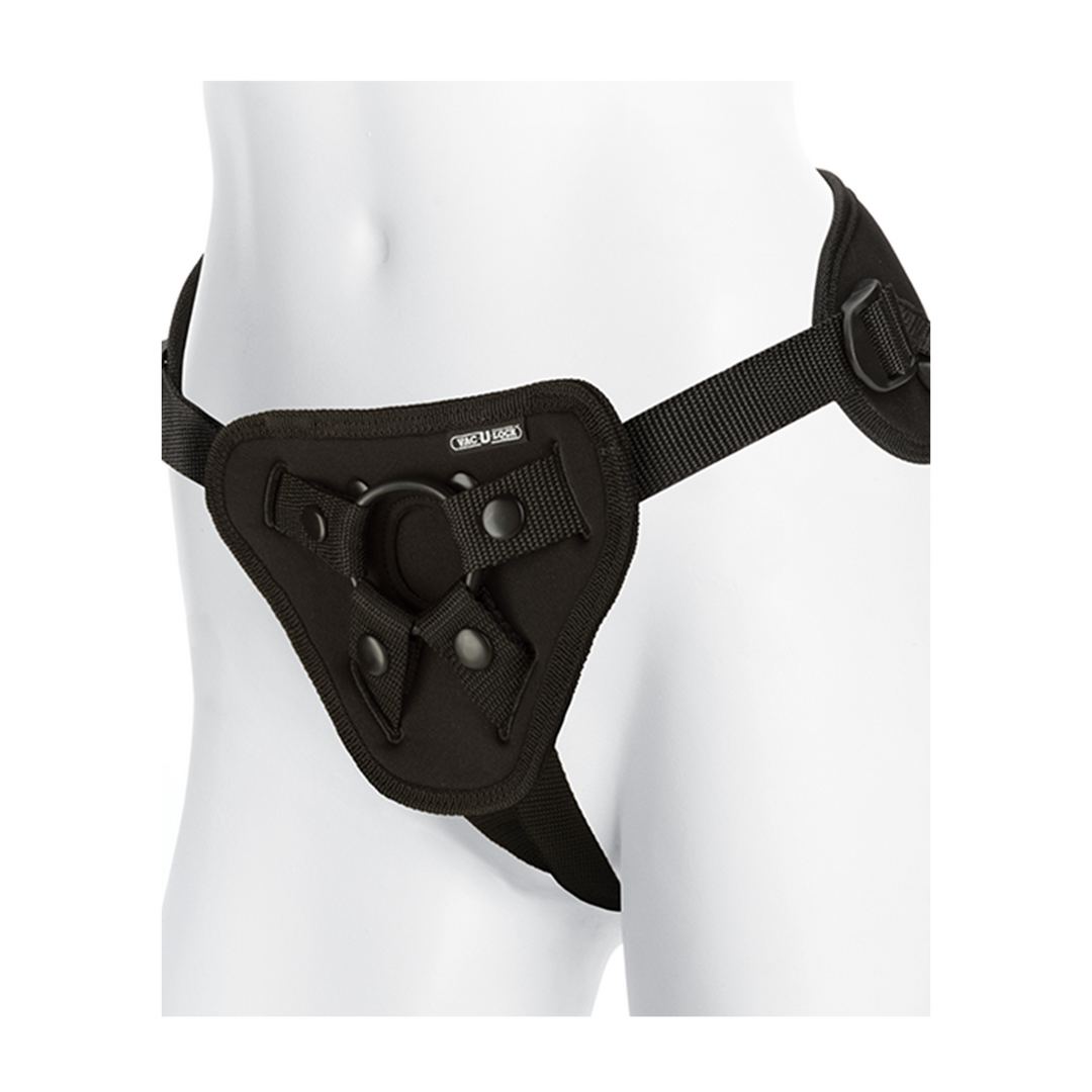 Supreme Harness met Vibrerende Plug en Afstandsbediening – 2 Stukken