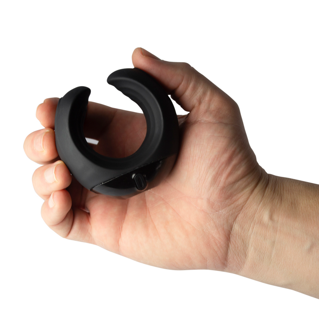 Echo – Vibrerende C-Vorm Masturbator – Zwart