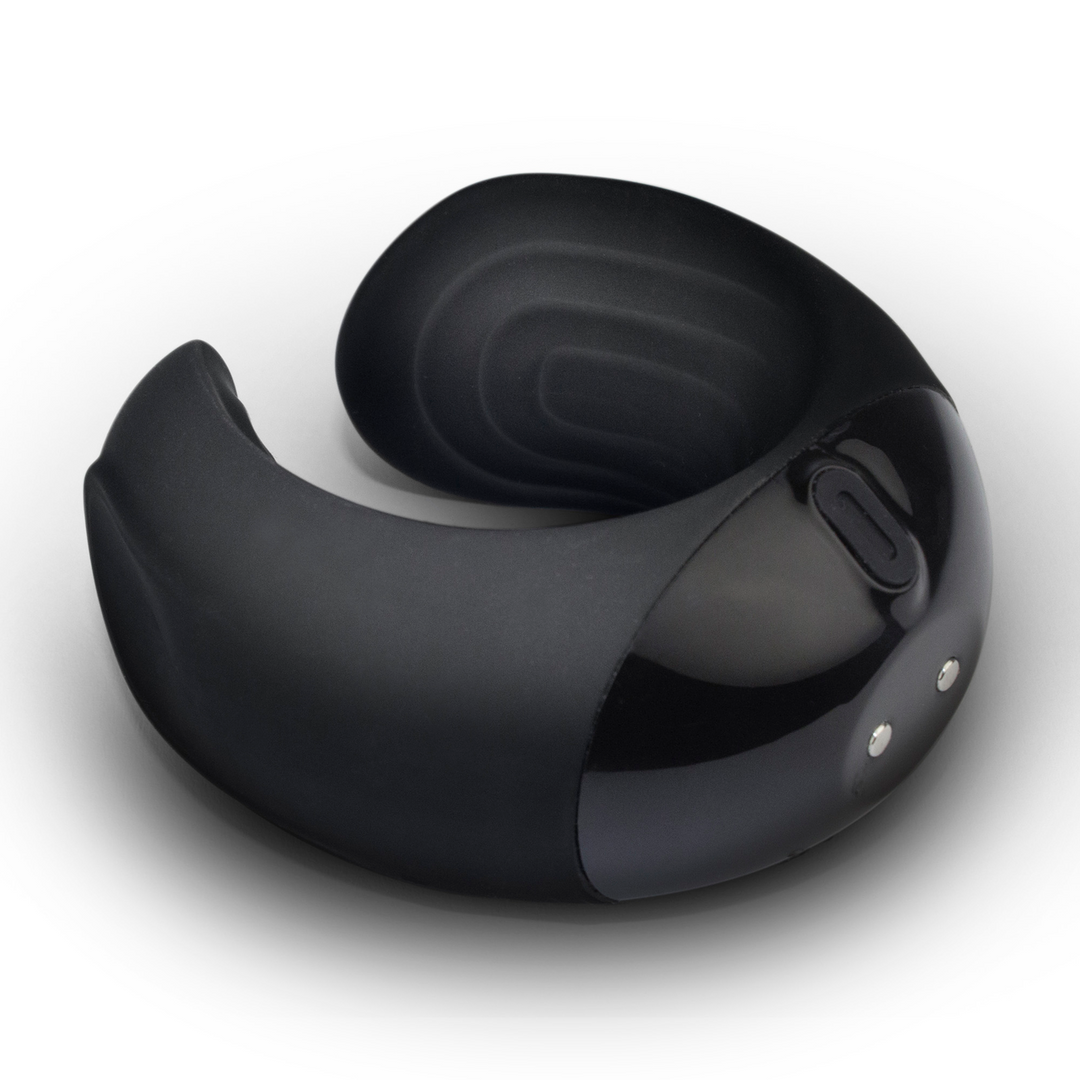 Echo – Vibrerende C-Vorm Masturbator – Zwart