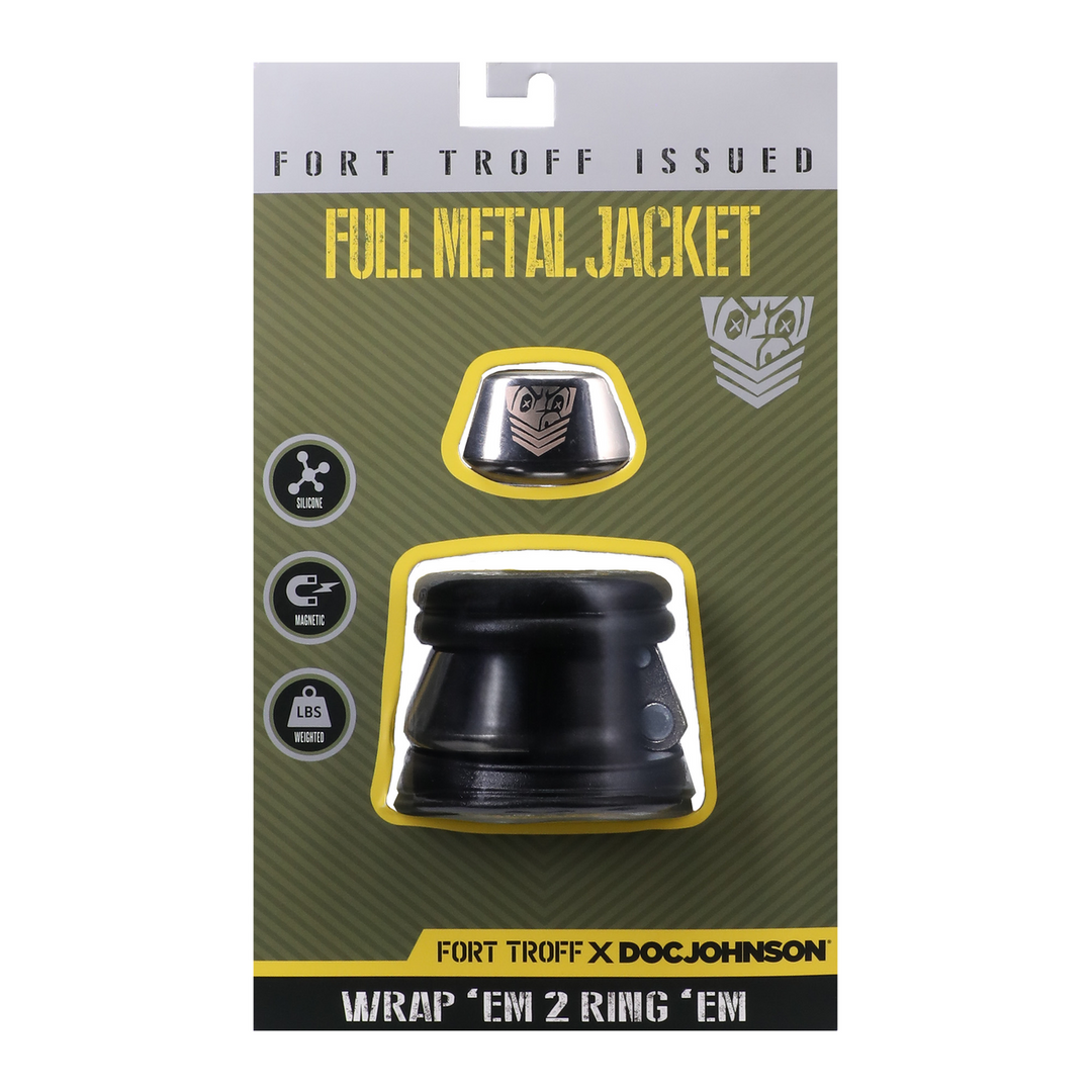 Volledige Metalen Jacket – Zwart