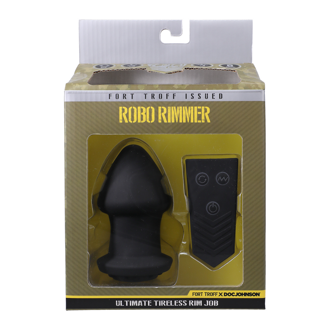 Robo Rimmer X – Vibrerende Plug – Zwart