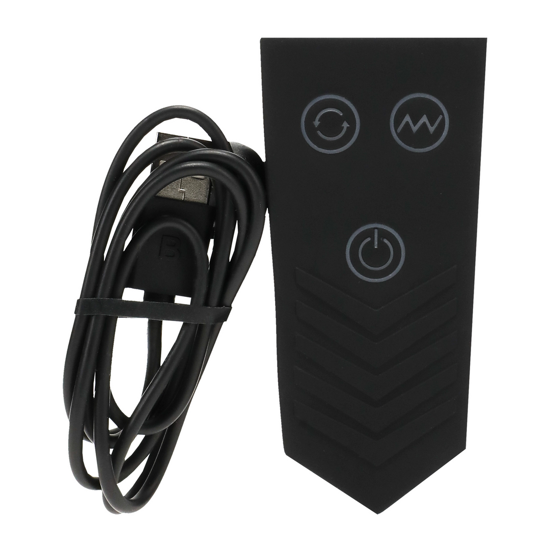 Robo Rimmer X – Vibrerende Plug – Zwart