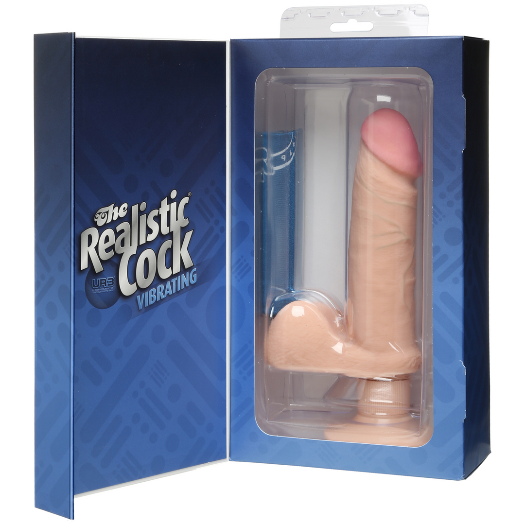 Vibrerende Dildo met Ballen – 6 / 15 cm