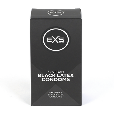EXS Black Latex - Condoms - 12 Stuks