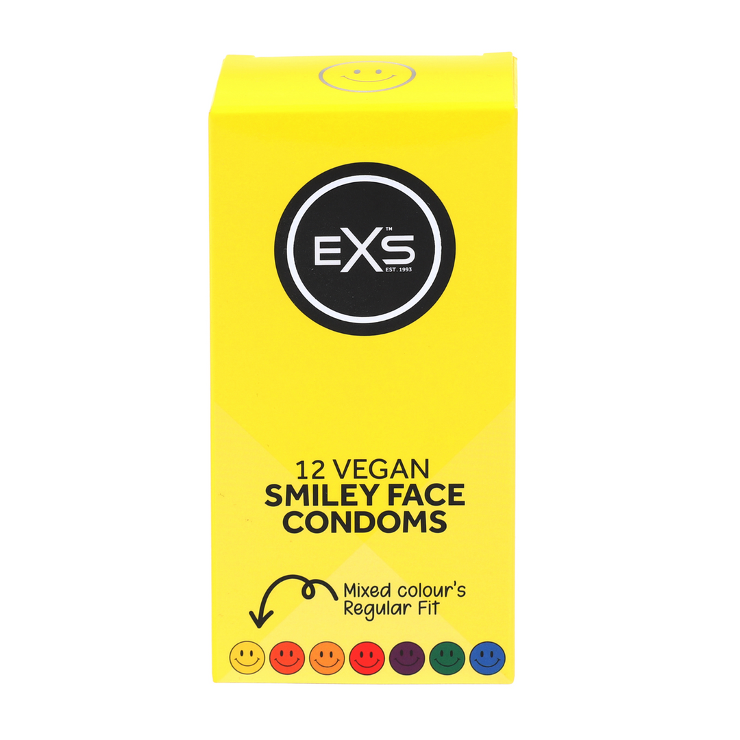 EXS Cara Sonriente Regular - Condones - 12 Piezas