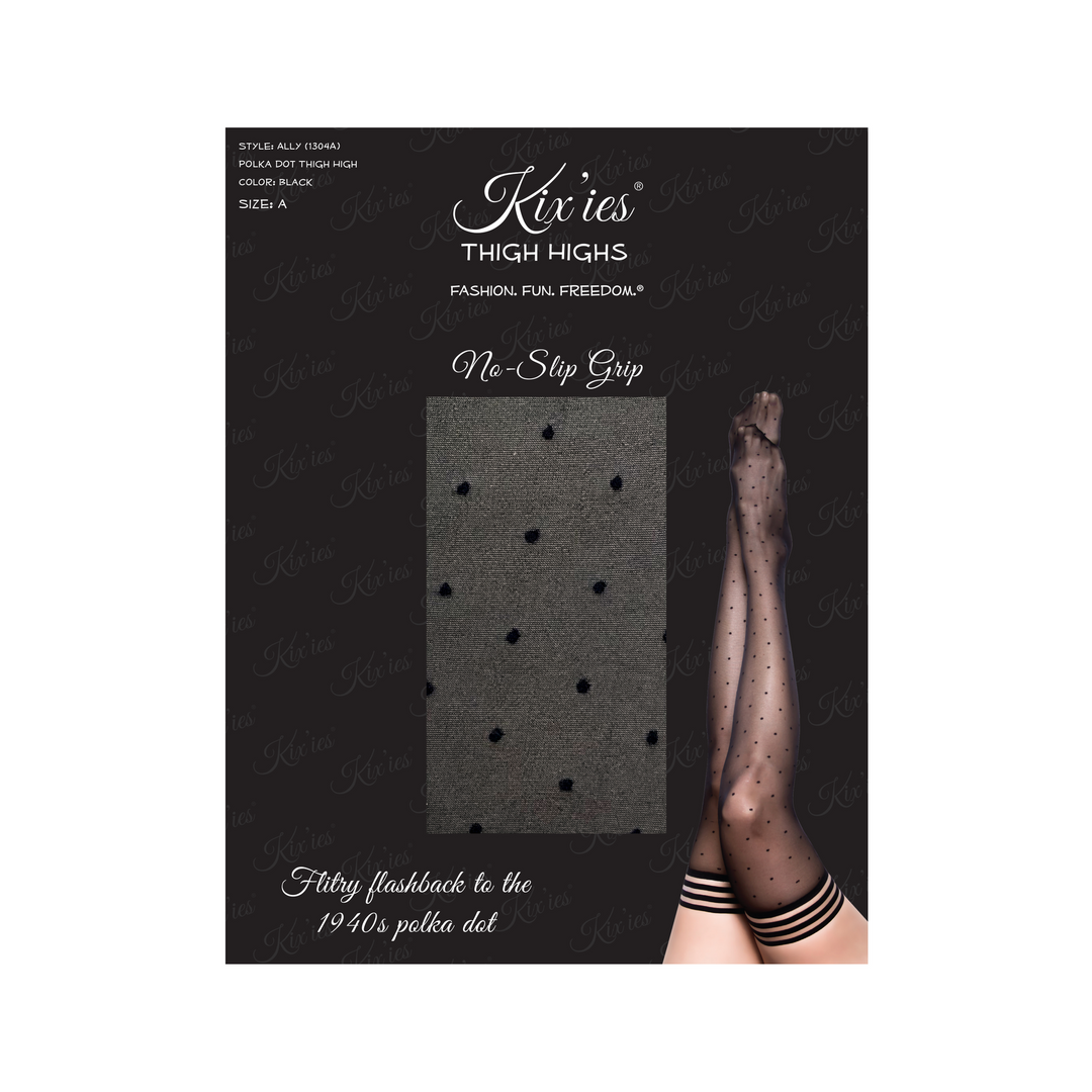 Ally – Thigh High – C – Zwart