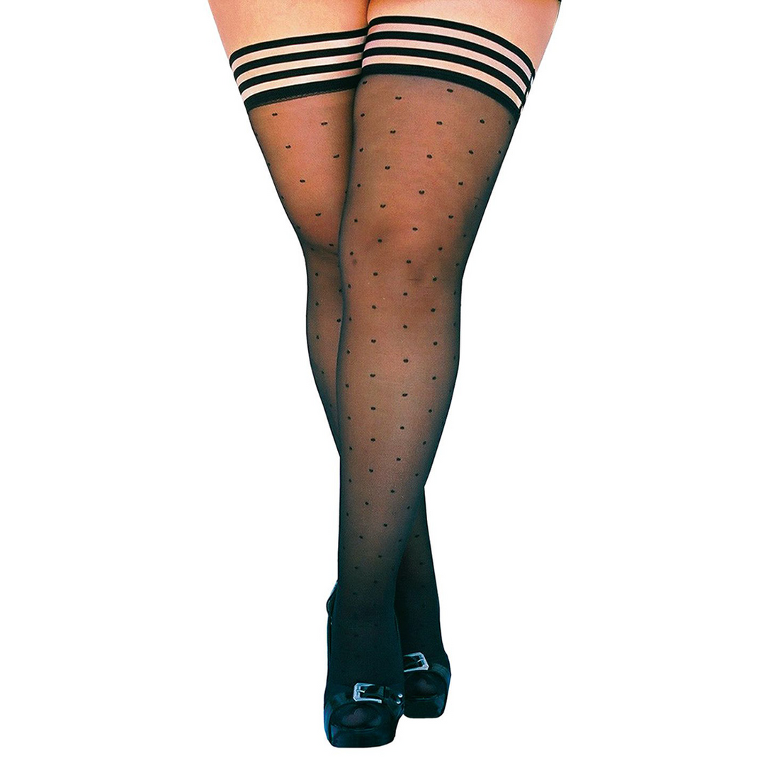 Ally – Thigh High – C – Zwart