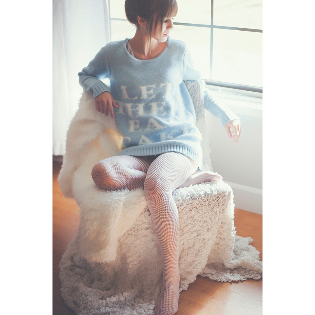 Sammy – Thigh High – B – Wit