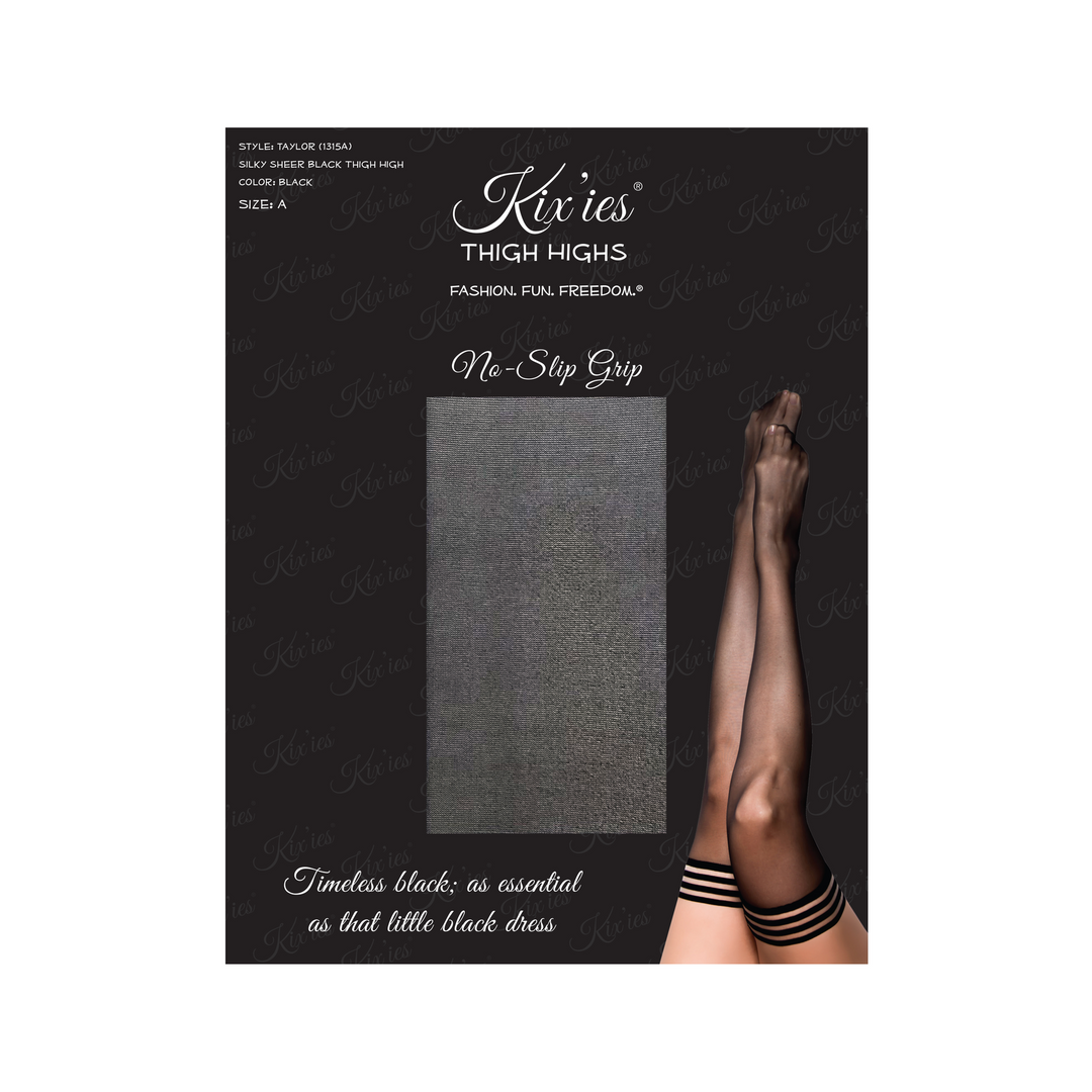 Taylor – Thigh High – B – Zwart