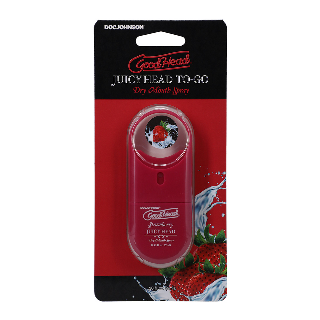 Juicy Head – Dry Mouth Spray To-Go – Aardbei – 0.3 fl oz / 9 ml