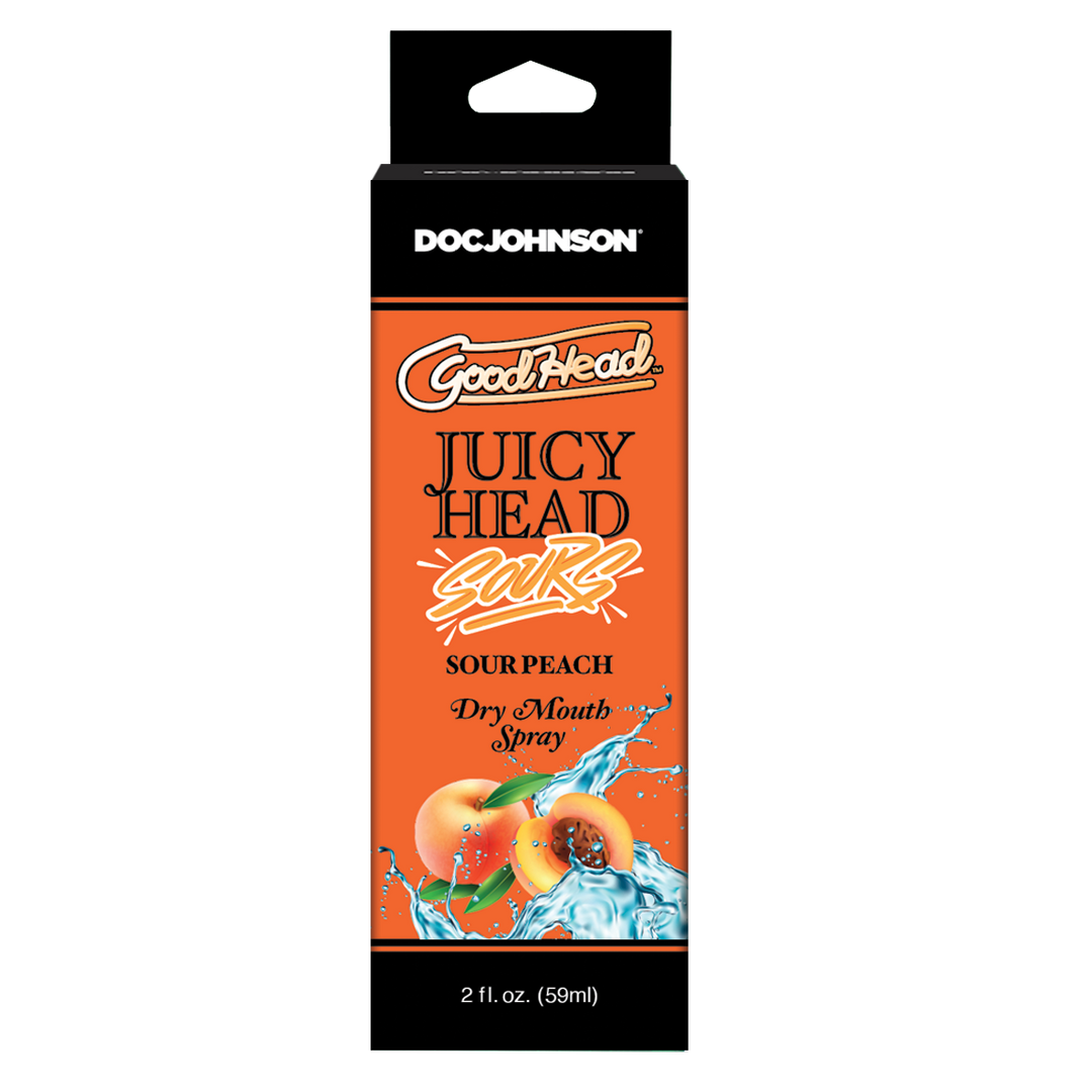 Juicy Head – Dry Mouth Spray – Sour Peach – 2 fl oz / 60 ml