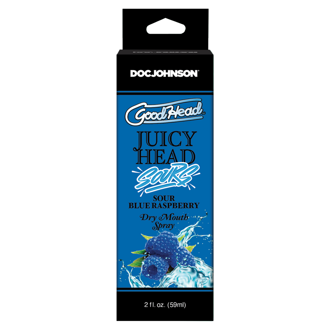 Juicy Head – Dry Mouth Spray – Sour Blue Raspberry – 2 fl oz / 60 ml