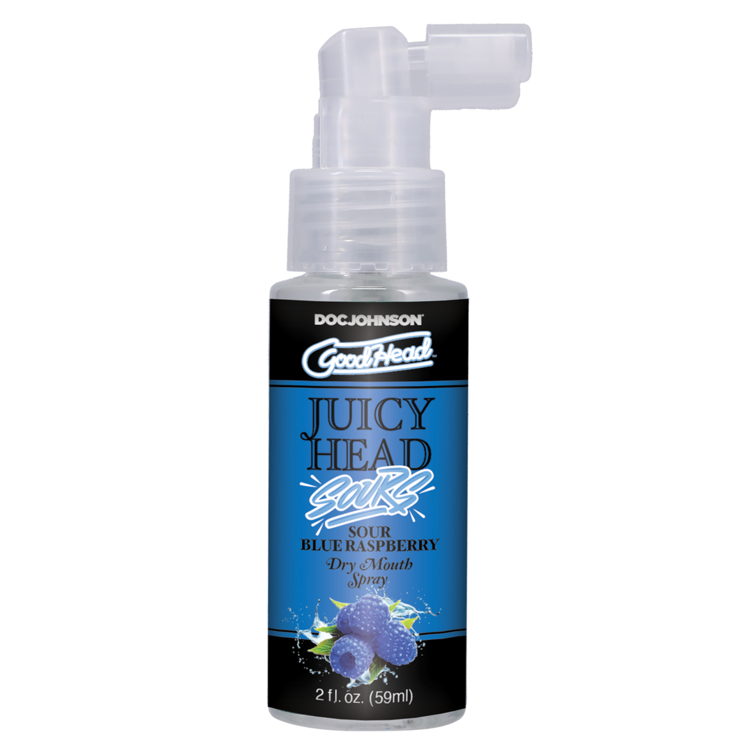 Juicy Head – Dry Mouth Spray – Sour Blue Raspberry – 2 fl oz / 60 ml