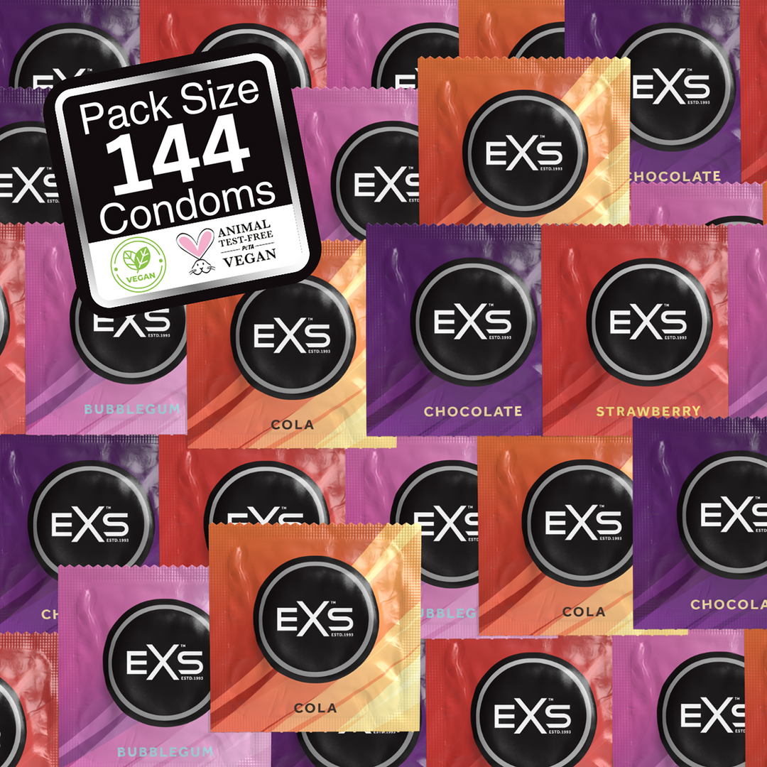 EXS Gemengde Smaken – Condoms – 144 Stuks