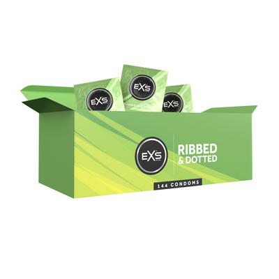 EXS 3 in 1 - Ribbed, Dotted en Flared - Condooms - 144 Stuks