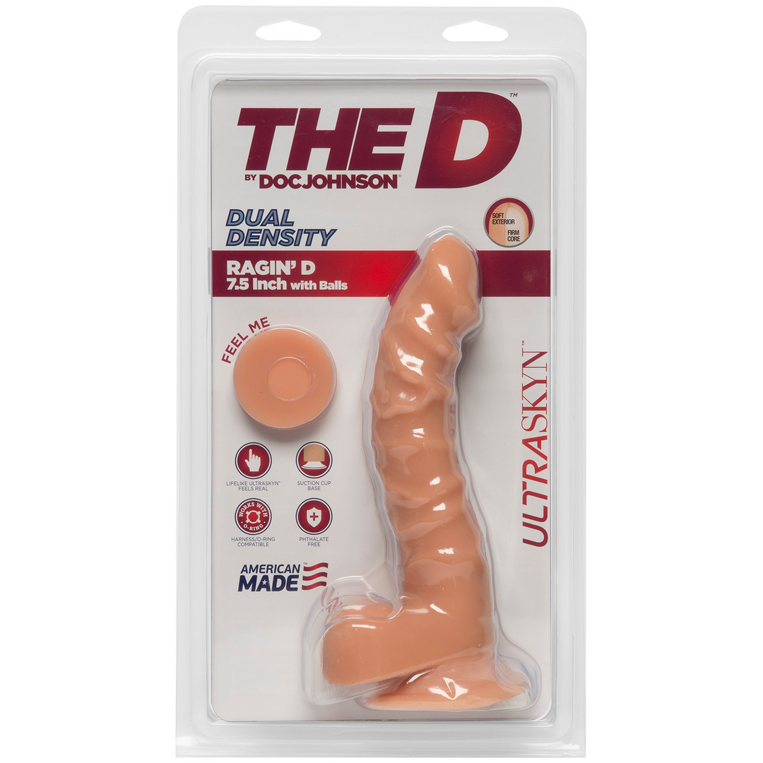 Ragin’ D – Realistic ULTRASKYN Dildo – 7 / 19 cm