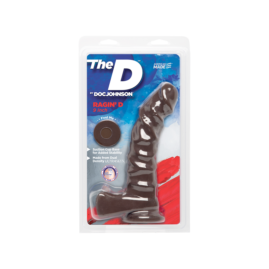 Ragin’ D met Balls – 9” / 22 cm – Chocolade