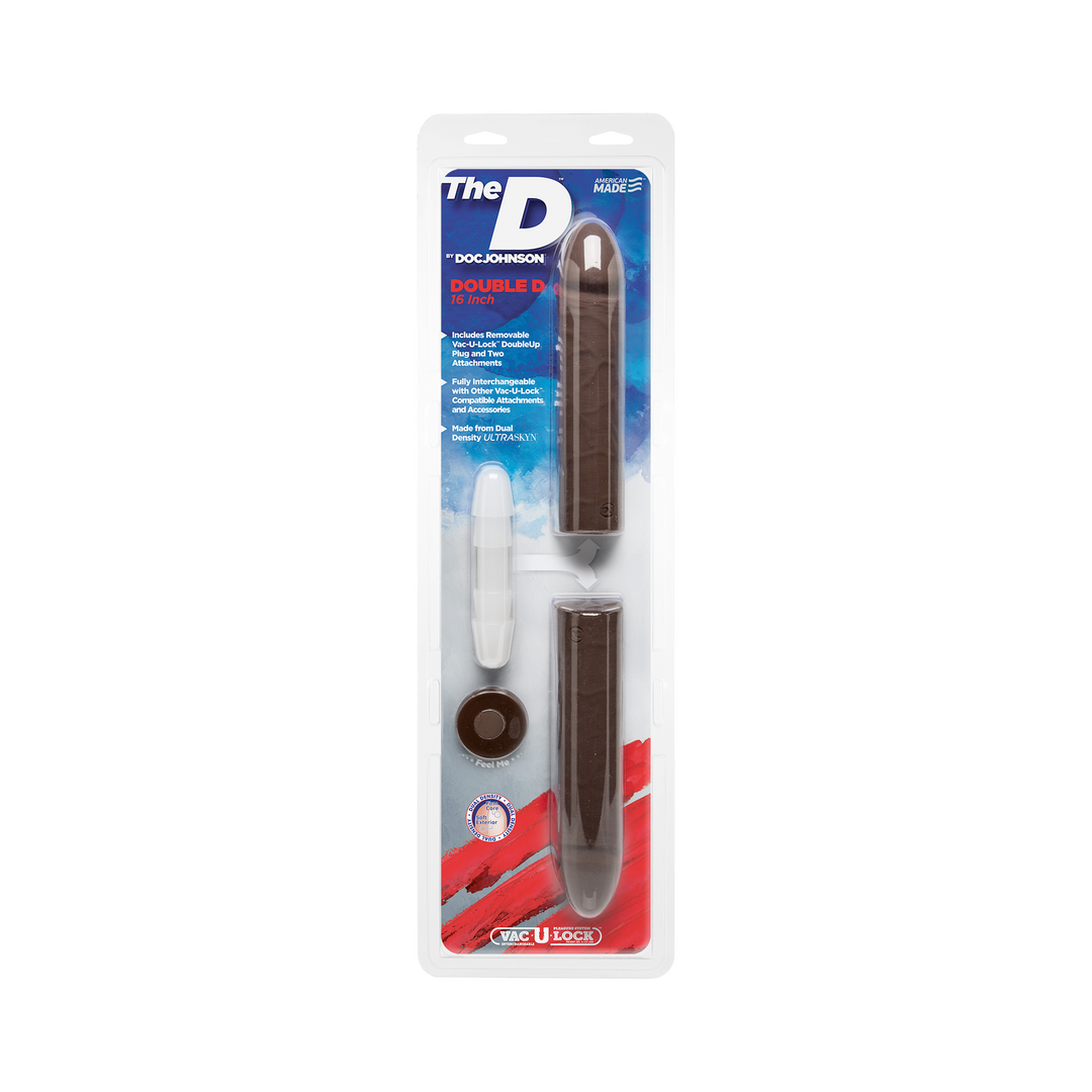 Double D – Realistic Double ULTRASKYN Dildo – 16 / 40 cm