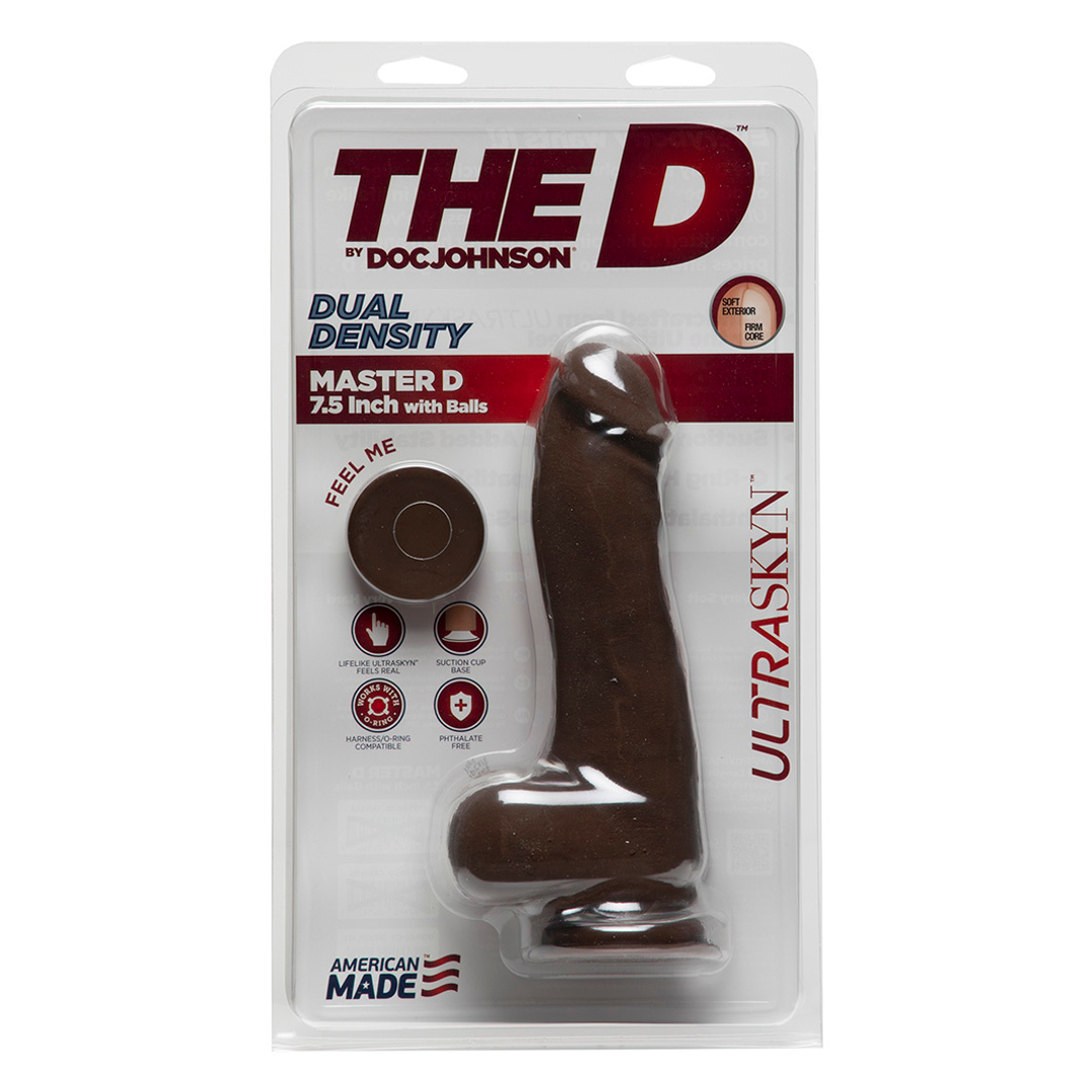 Master D – Realistic ULTRASKYN Dildo met Ballen – 7 / 19 cm