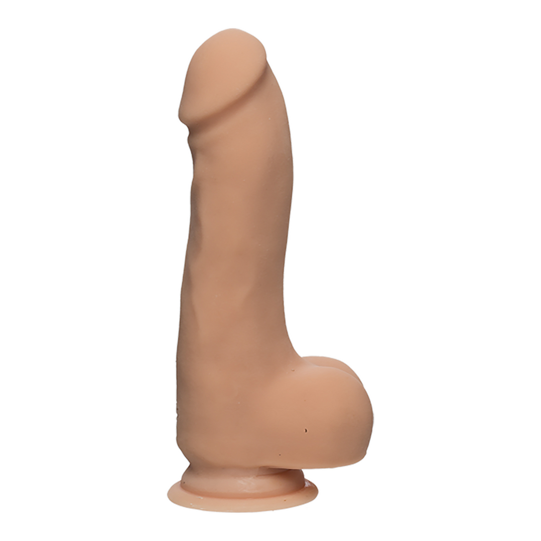 Master D – Realistische FIRMSKYN Dildo met Ballen – 7 / 18 cm