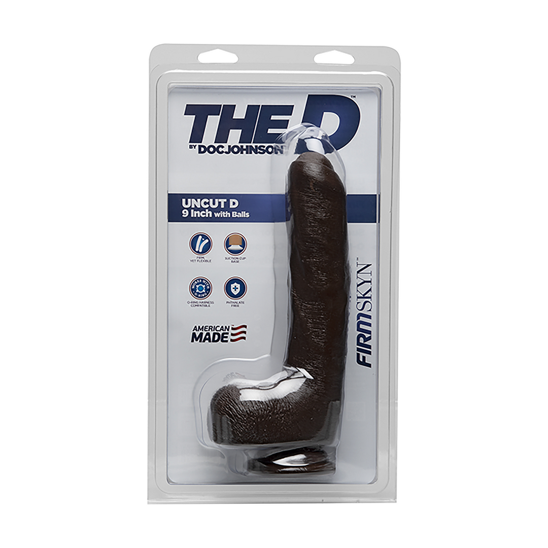Ongecut D – Realistische FIRMSKYN Dildo met Ballen – 9 / 22 cm